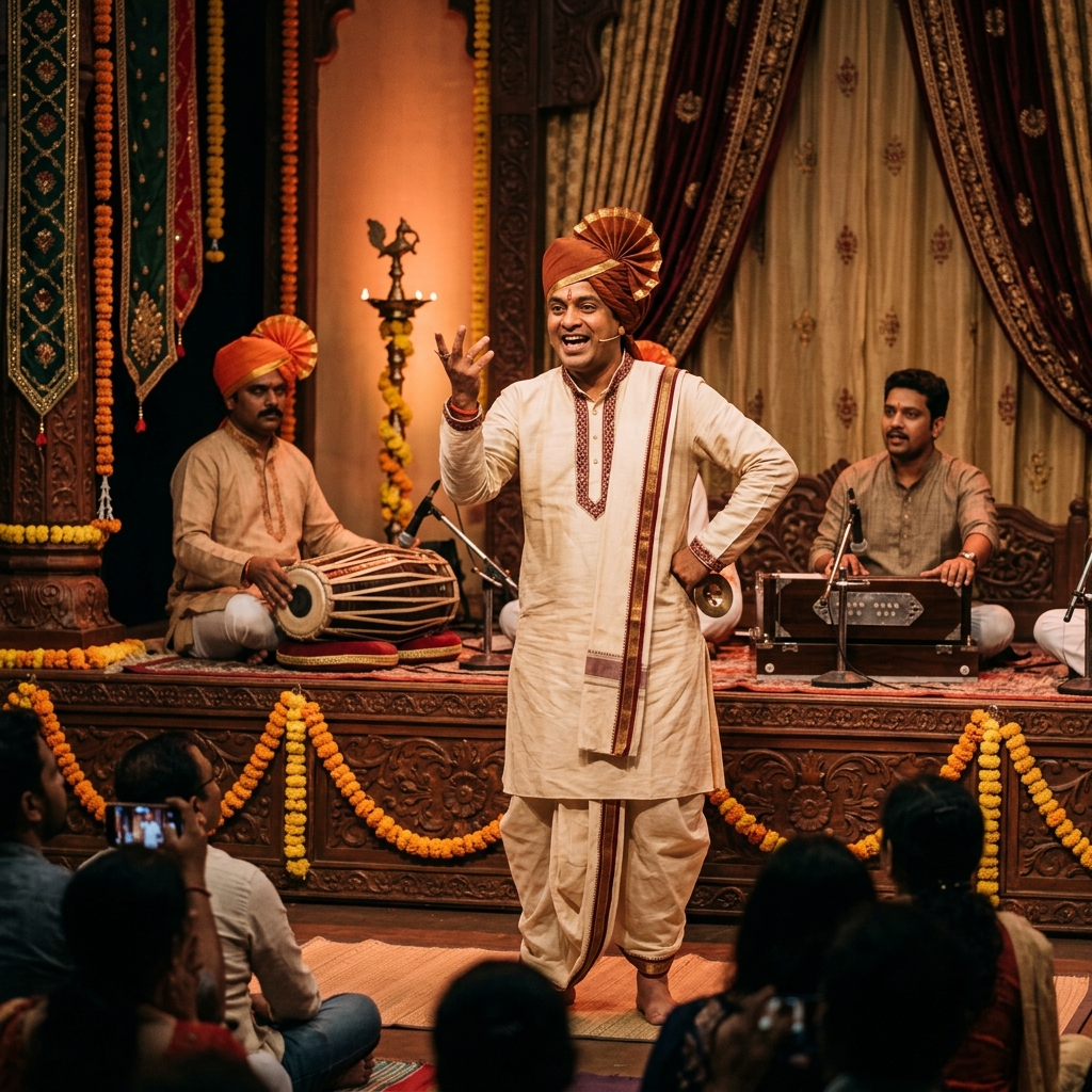 Marathi Folk Akhyan Performance
